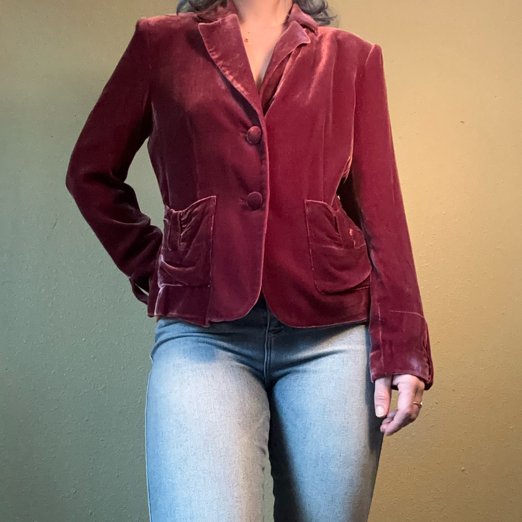 Susan Lewis Velvet Blazer